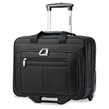 Samsonite® Rolling Business Case, 16 1-2 X 8 X 13 1-4, Black freeshipping - TVN Wholesale